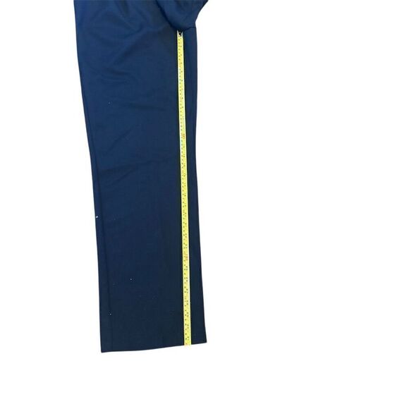 Haggar Men's Classic Fit Navy Dress Pants 34x32 Standard Flat Front Straight - Picture 5 of 6